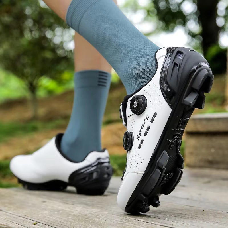 Nouvelles chaussures de cyclisme vtt femmes rose haute qualité antidérapant autobloquant