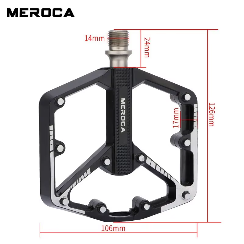 Pédales de VTT MEROCA en alliage d'aluminium