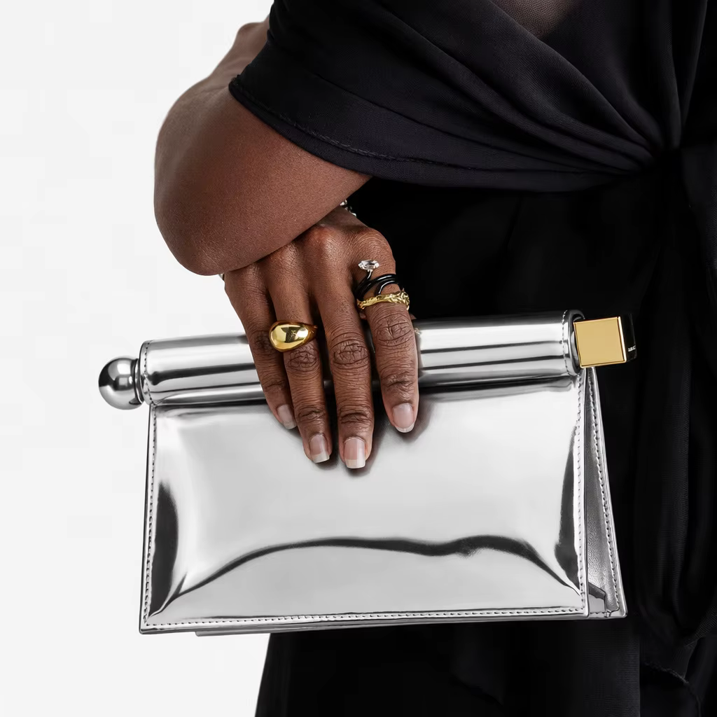 Sac à main de luxe pour femme, nouvelle mode, pochette de soirée avec fermoir métallique, sac de bal pour femme, sac bandoulière