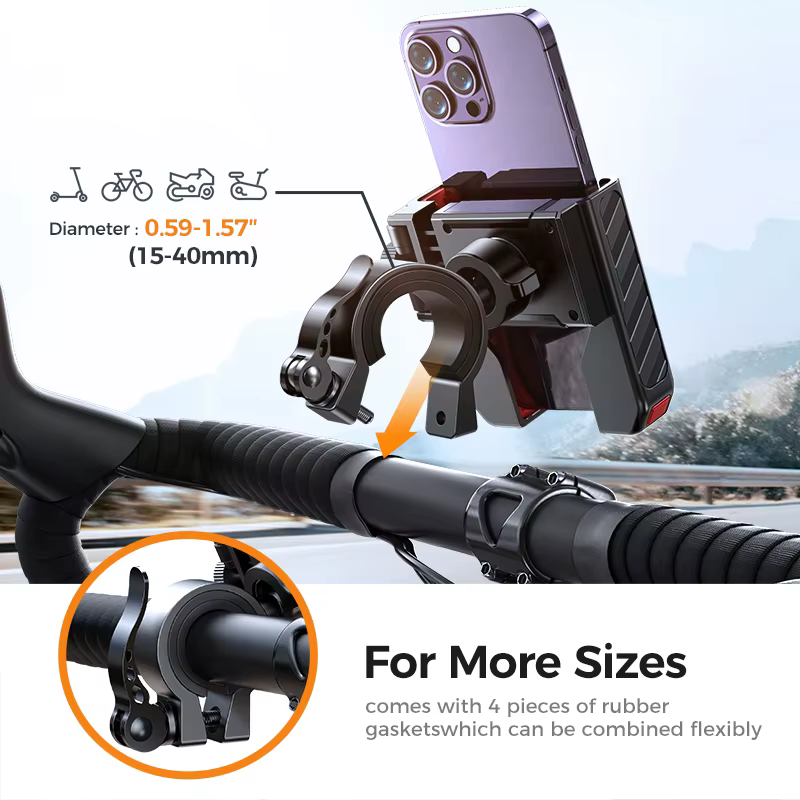 Joyroom support de téléphone de vélo universel opération à une main