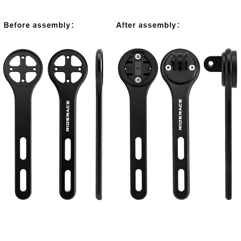Support d'ordinateur de vélo CNC en alliage d'aluminium