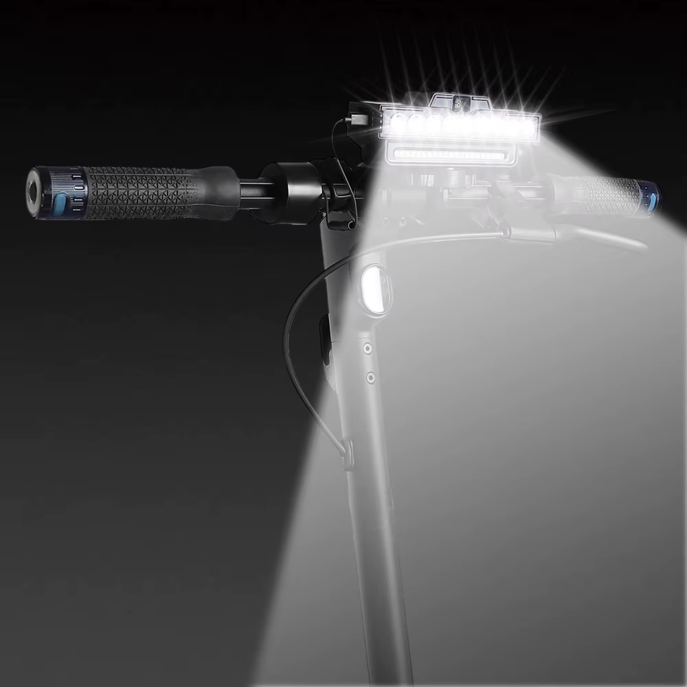 Phare avant à 9 LED pour trottinette électrique