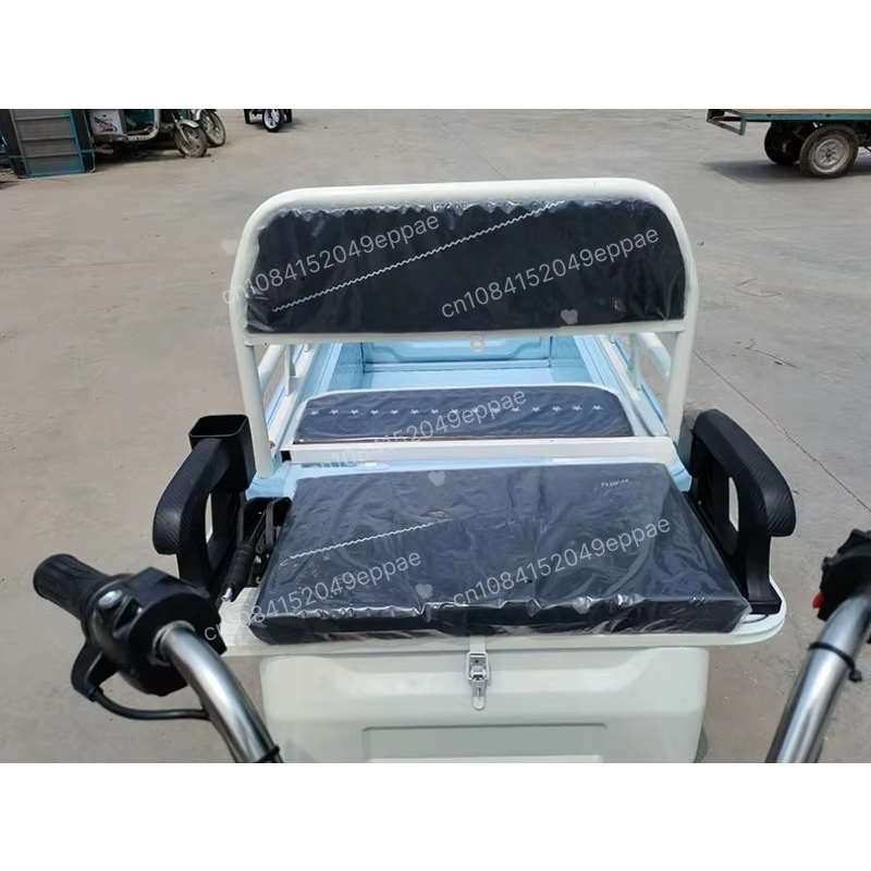 Tricycle électrique pliable 600W, véhicule de transport multifonctionnel miniature pour adultes, pour le transport de marchandises