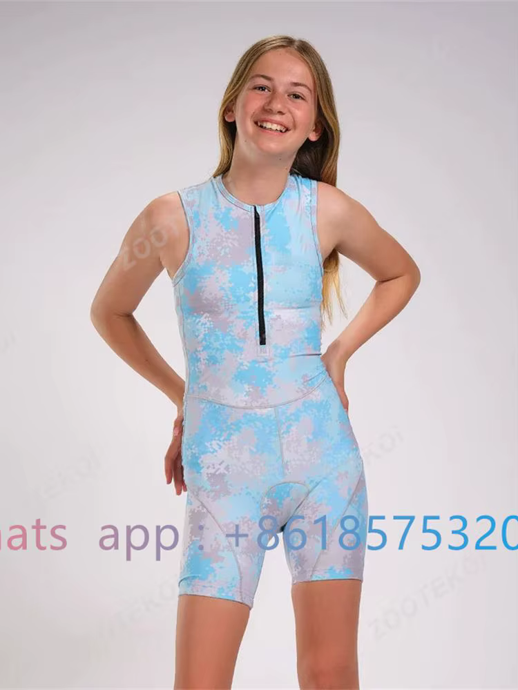Zootekoi-Maillot de cyclisme à manches courtes pour enfants