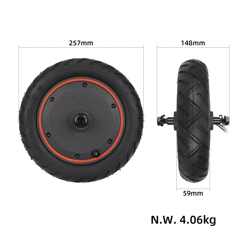 Roue arrière de remplacement complète 400W pour trottinette électrique Xiaomi 5 Max