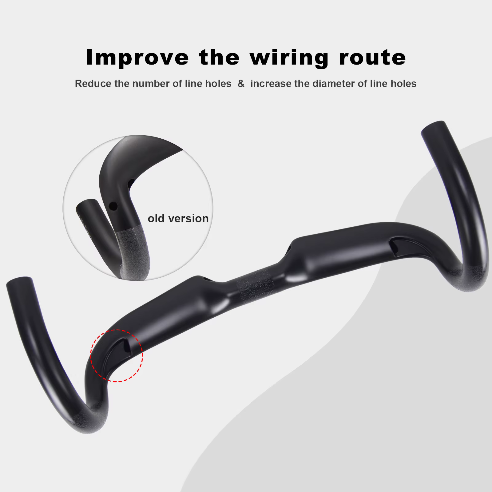 RXL SL 31.8 guidon de vélo de route en carbone routage interne
