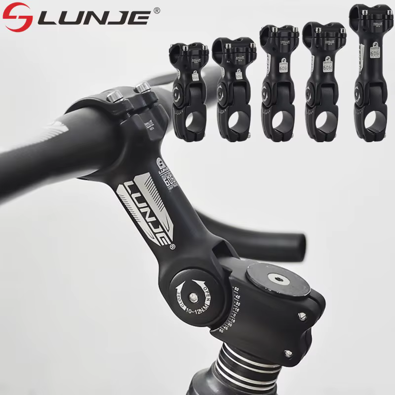 Potence ajustable pour guidon de vélo de route et VTT