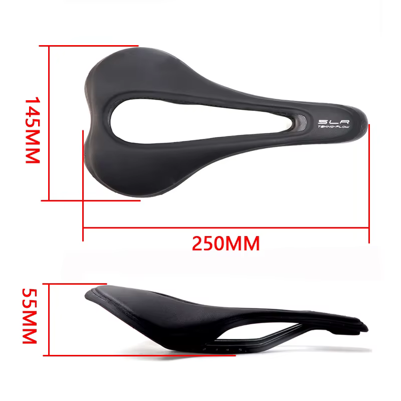Selle de vélo de course ultralégère en fibre de carbone