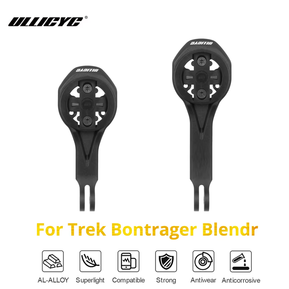 Pour Trek Bontrager Blendr BMC ICS Cervelo tige de vélo guidon avant Gopro Combo support pour Garmin Wahoo Bryton