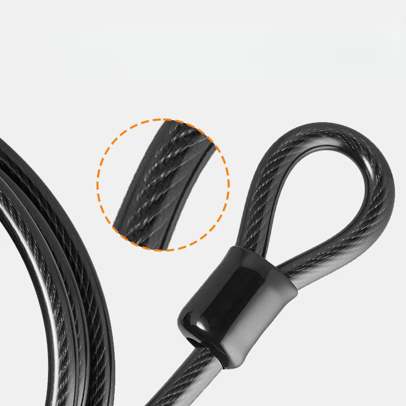 Antivol de chaîne pour vélo, 1,2 m, antivol de sécurité pour moto, vélo, etc.