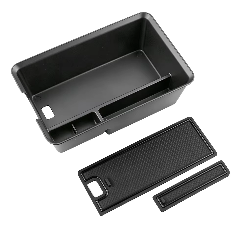 Boîte de rangement pour accoudoir de voiture ABS pour Renault Megane E-Tech 2022 2023, plateau de console centrale, accessoires d'organisation intérieure