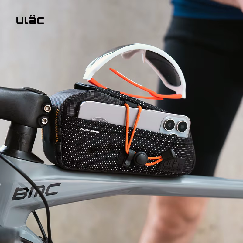 ULAC étanche avant cadre supérieur Tube sac vtt vélo de route grande capacité Triangle sac cyclisme sacoche pochette outils sac accessoires