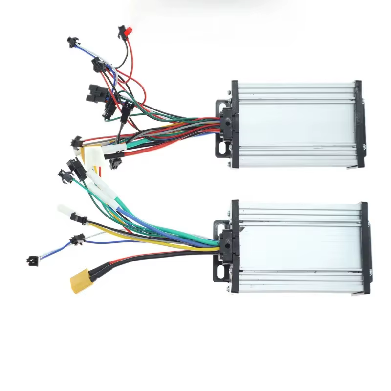Contrôleur de trottinette électrique 48V-60V 25A 6 tubes double entraînement universel avec écran LCD Damao et