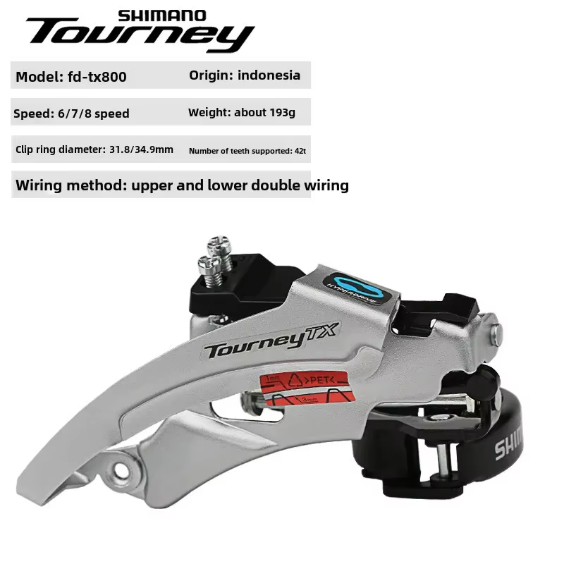 Shimano Tourney TX FD-TX800 Vélo Dérailleur Avant