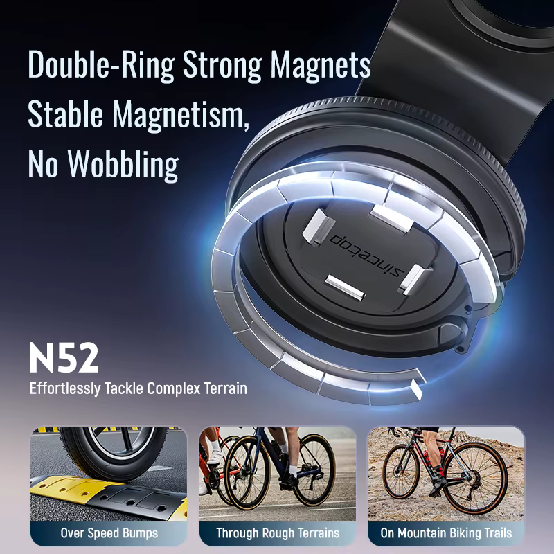 Support de téléphone magnétique pour vélo