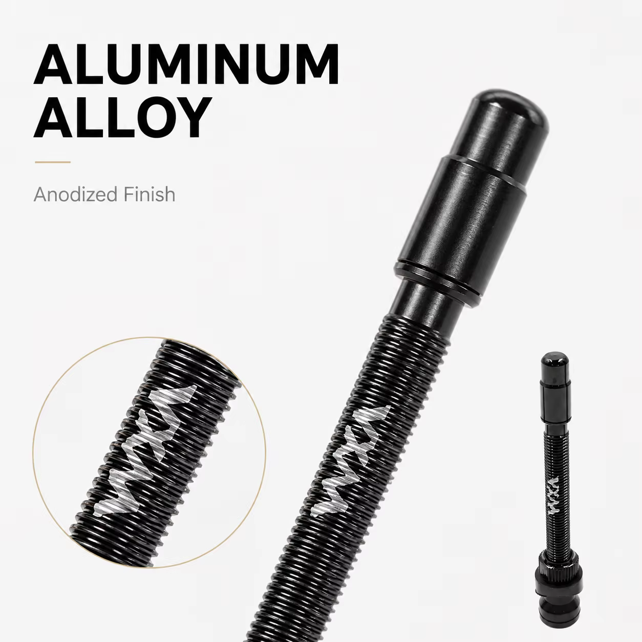 Valves tubeless VXM 45 65 85 mm en alliage d'aluminium