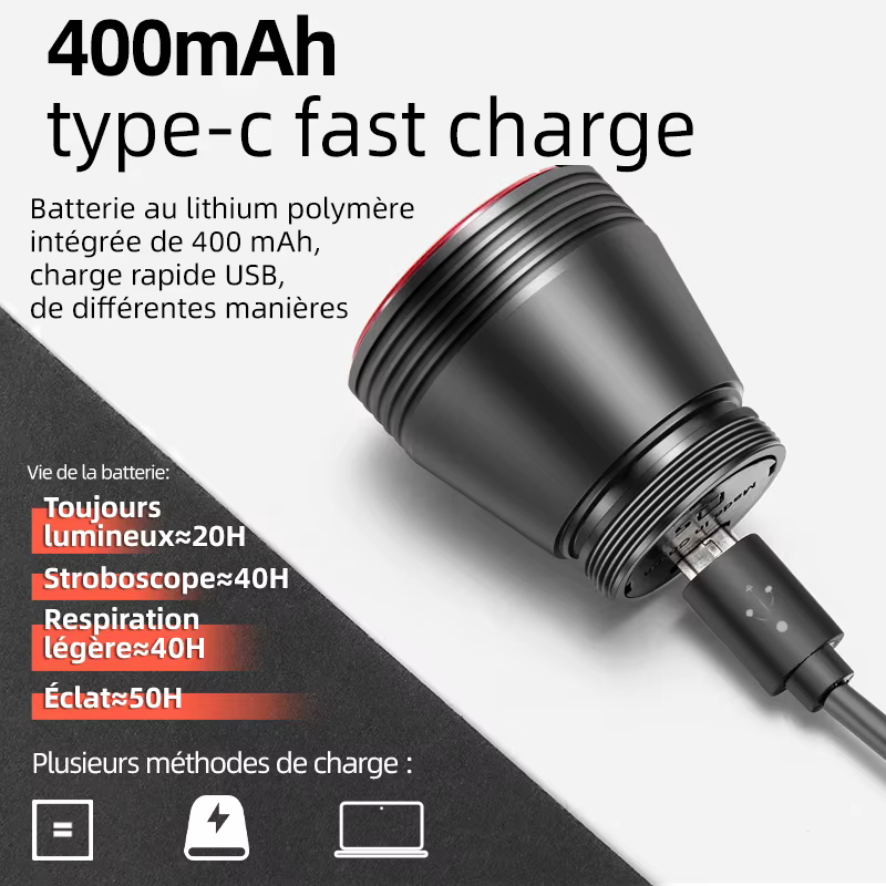 ROCKBROS vélo intelligent frein automatique détection lumière IPx6 étanche LED charge cyclisme feu arrière