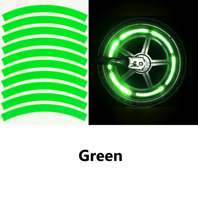 Autocollant réfléchissant coloré pour pneus