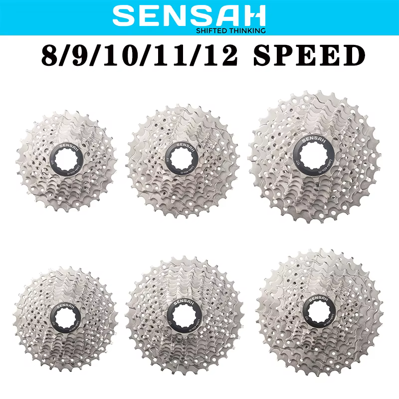SENSAH 8/9/10/11 vitesses Cassette de vélo de route 11V 23T/25T/28T/30T/32T/34T/36T roue libre
