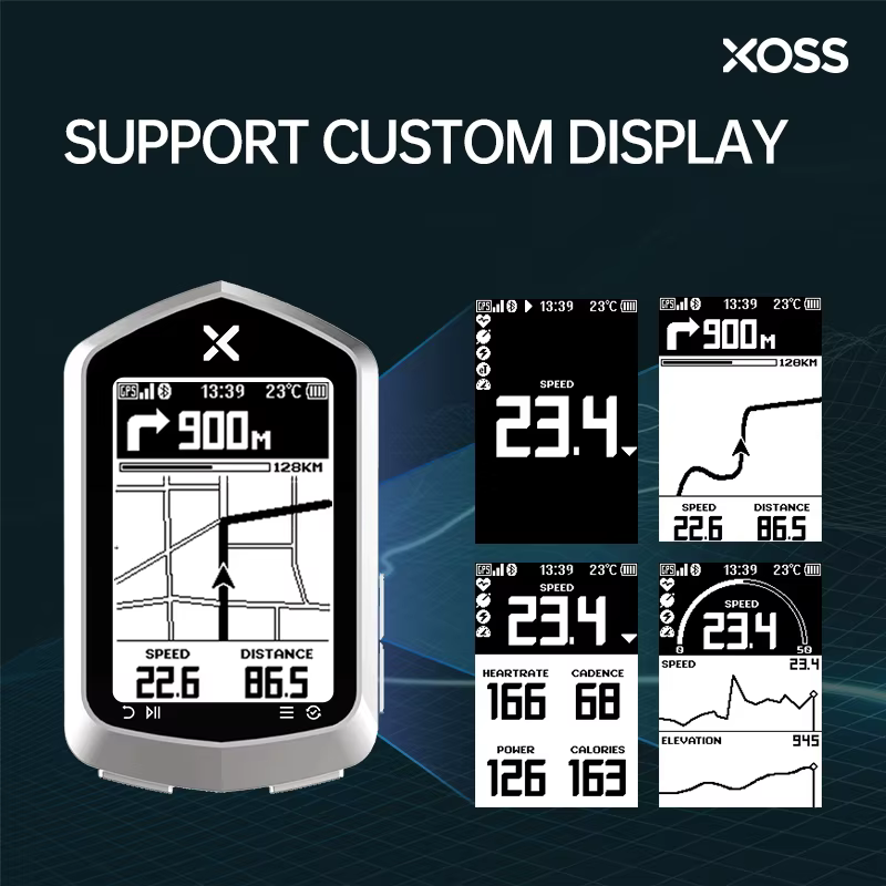 XOSS NAV Plus/NAV ordinateur de vélo sans fil cyclisme GPS compteur de vitesse carte Navigation étanche Bluetooth ANT +