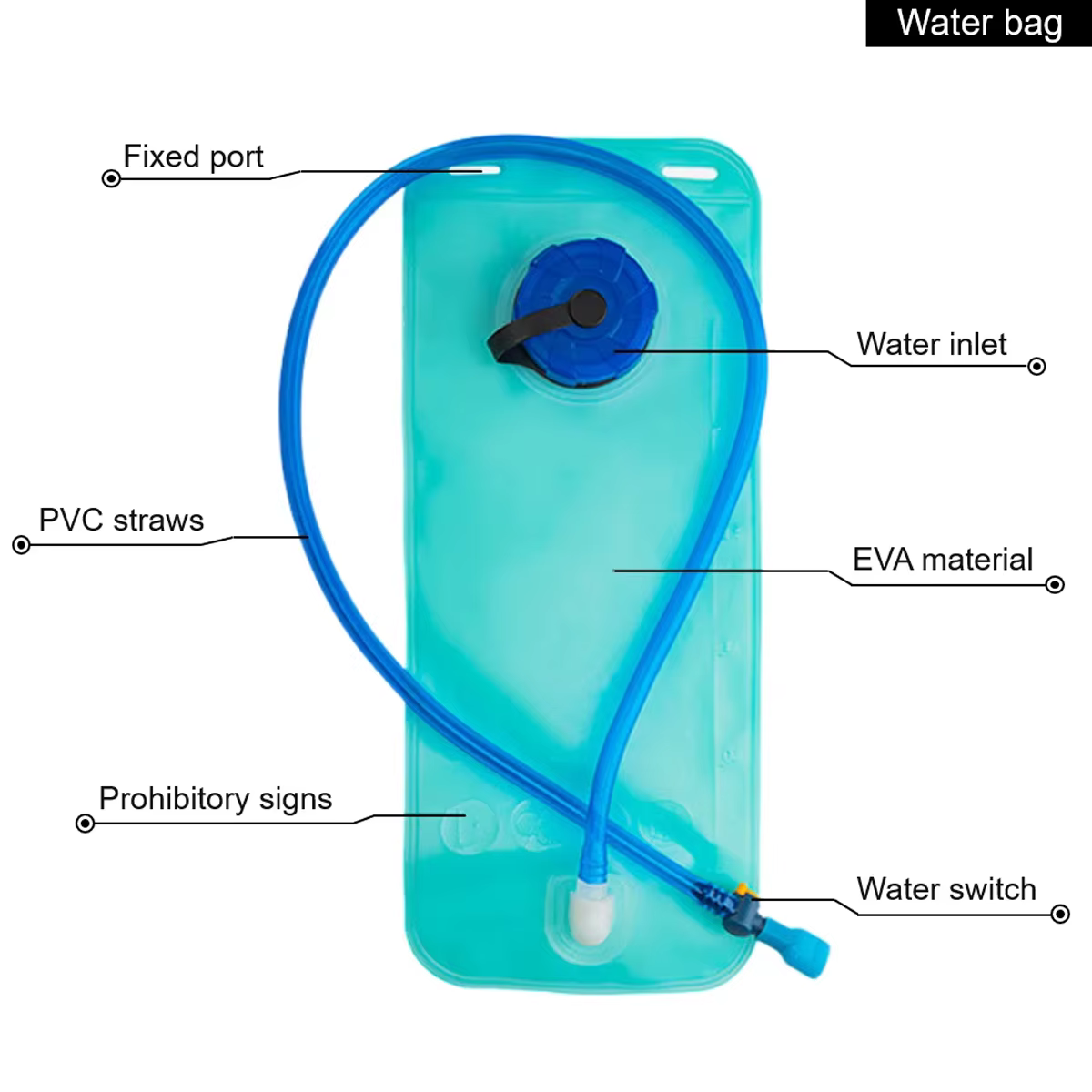Sac à eau pour moto, sac d'hydratation pour vtt hors route