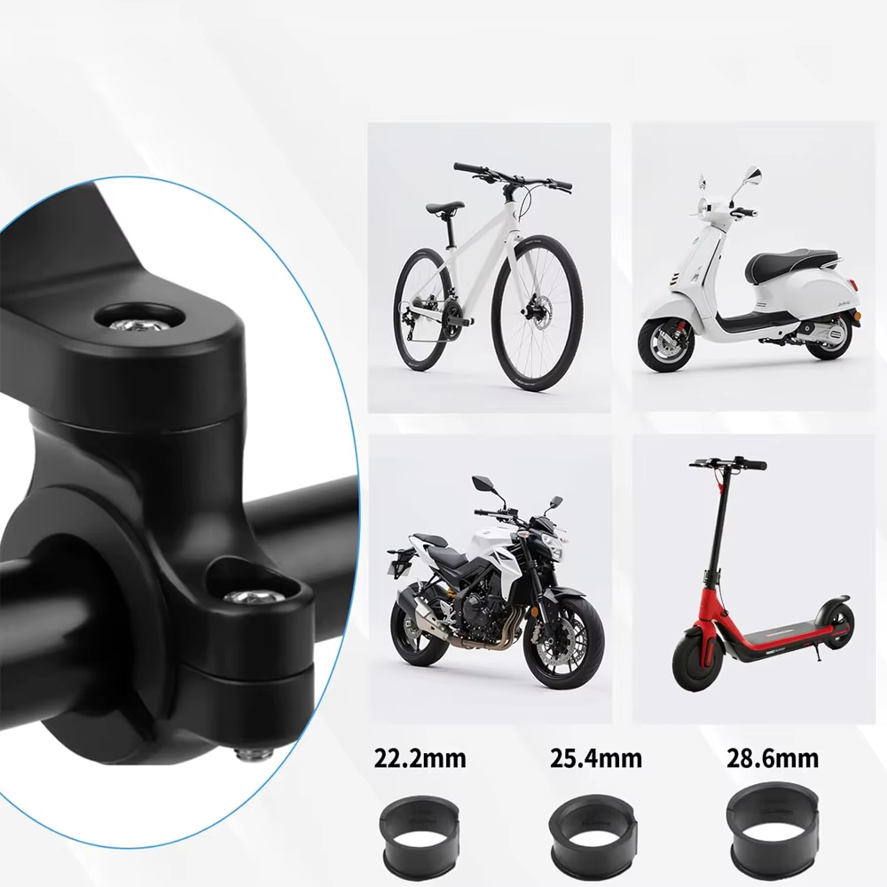 Support universel pour smartphone QUAD LOCK avec amortisseur de vibrations pour guidon de moto