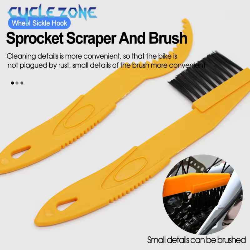 Kit de Nettoyage Portable pour Chaînes de Vélo – Brosse et Boîte
