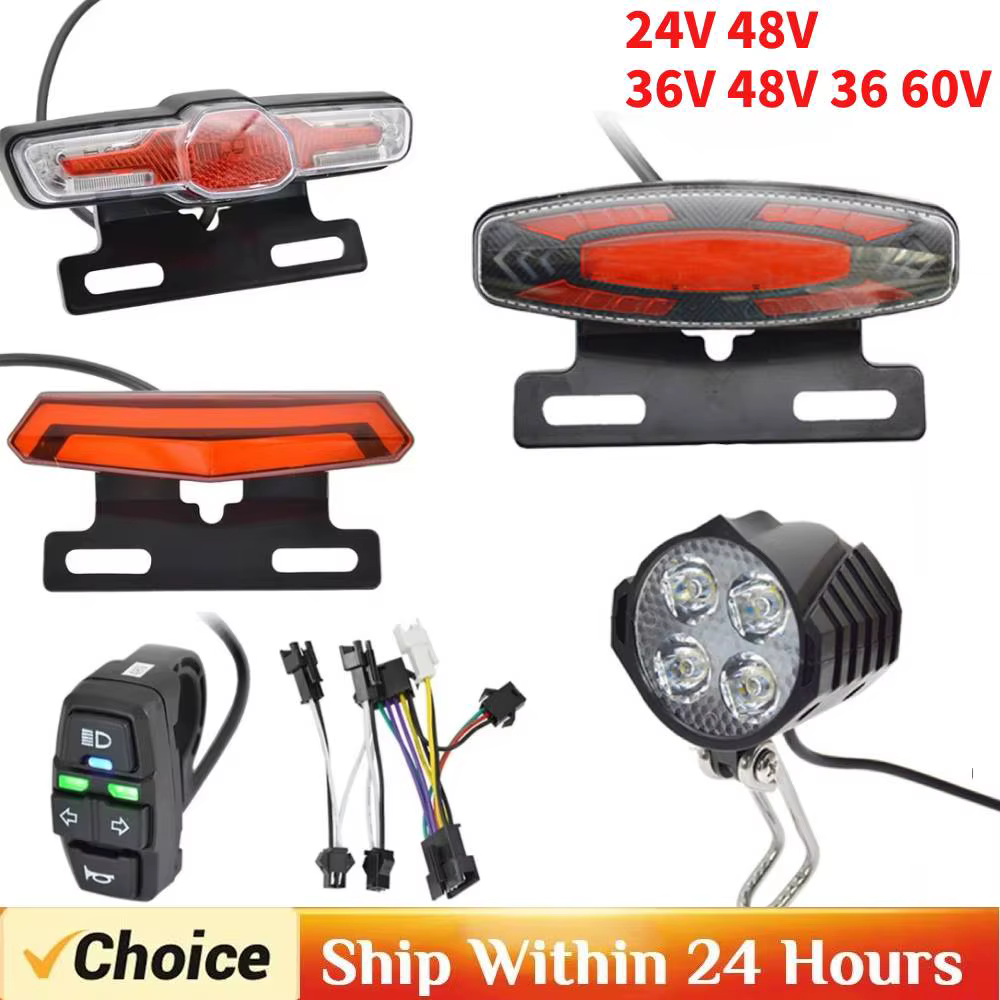 Kit d'éclairage LED pour trottinette électrique : phare avant