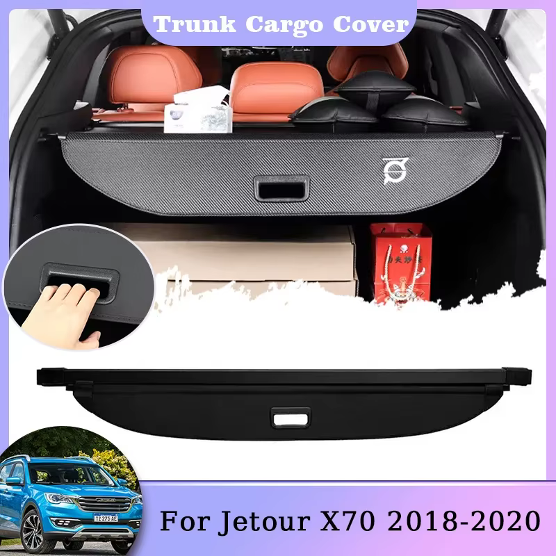 Couverture de cargaison de coffre de voiture pour Jetour, X70, MASTA, EV, Soueast, DX8, 2018, 2019, 2020, accessoires de rideau de bouclier de sécurité de bagages rétractables