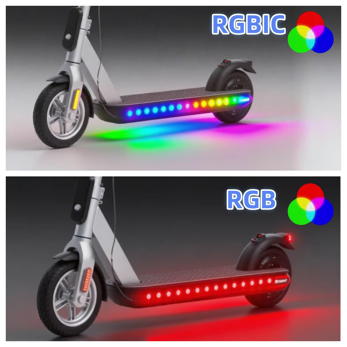 Bande lumineuse LED pour scooter électrique