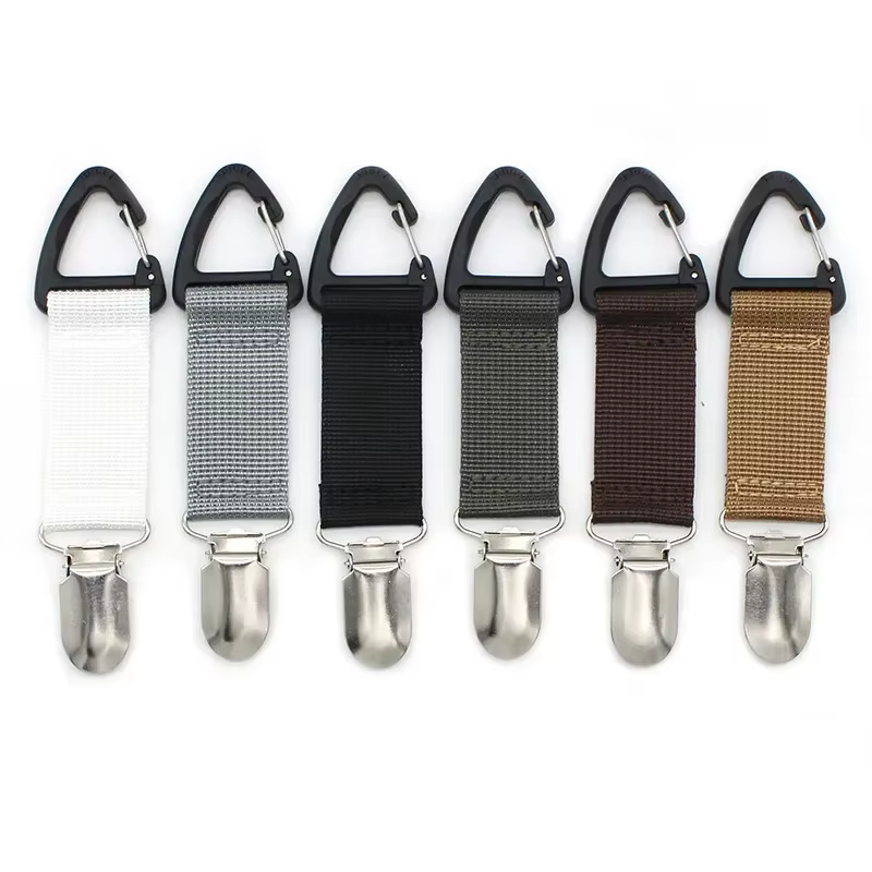 Chapeau Clip sur sac pour voyager suspendu sur sac à main sac à dos bagages porte-chapeau enfants adultes voyage en plein air accessoires de plage
