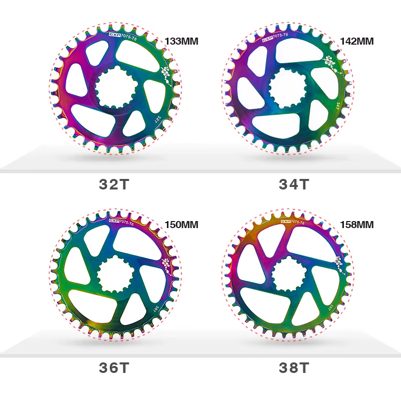 Plateau de pédalier BXT 32T 34T 36T 38T pour VTT et vélo de route
