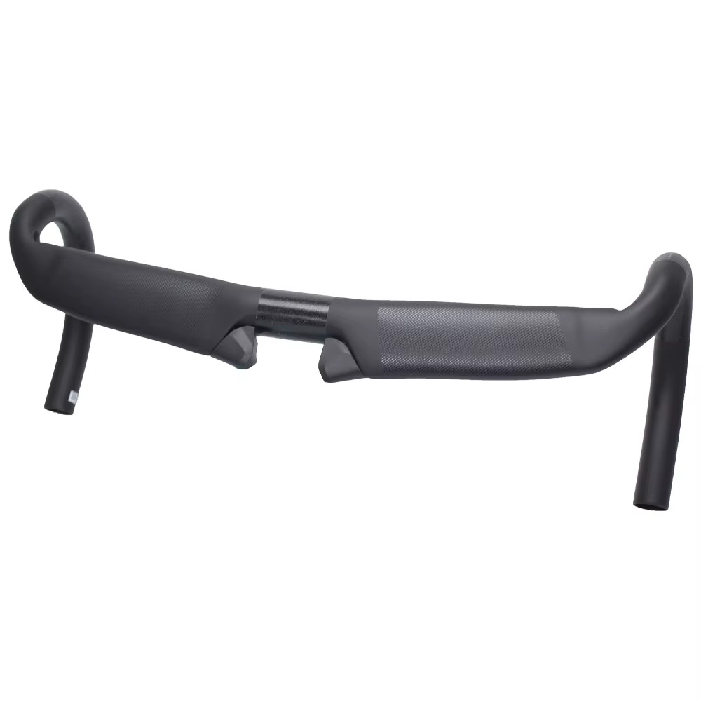 Guidon de câblage interne pour vélo de route Vitchey entièrement en carbone. Finition en surface : diamètre mat 31