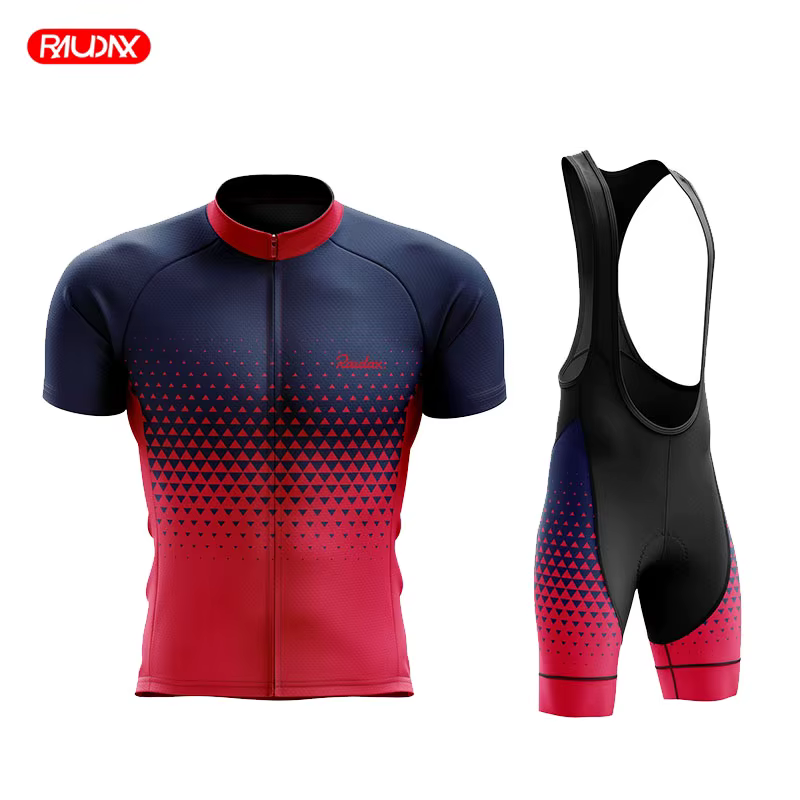 Raudax-Ensemble de cyclisme à séchage rapide pour homme
