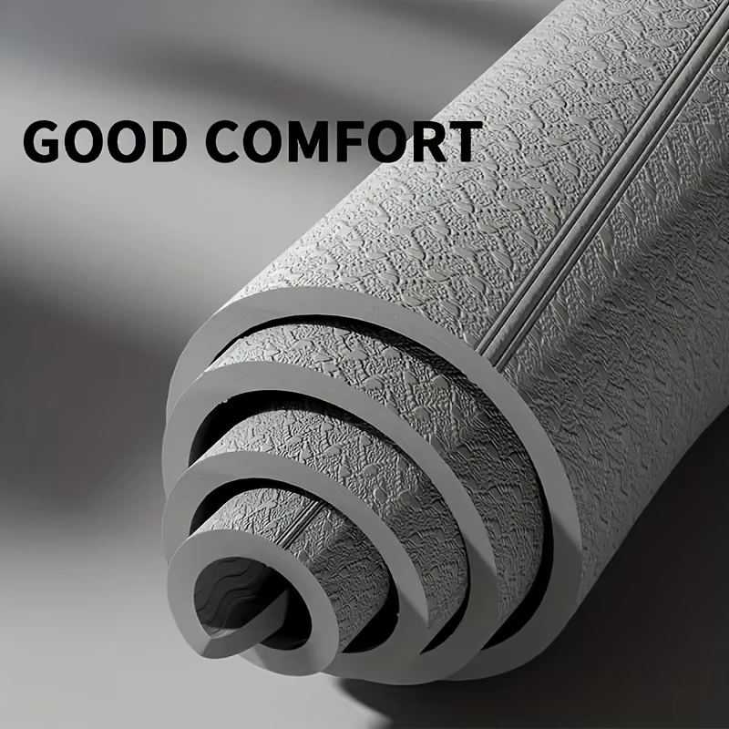 Tapis de Yoga pliable, silencieux, écologique, pliable, pour voyage, exercice de Fitness, Double face, antidérapant, pour Pilates et entraînements au sol, danse