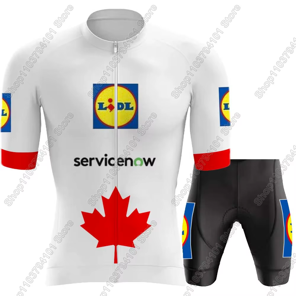 Ensemble de maillot de cyclisme Lidl Team 2026 pour hommes
