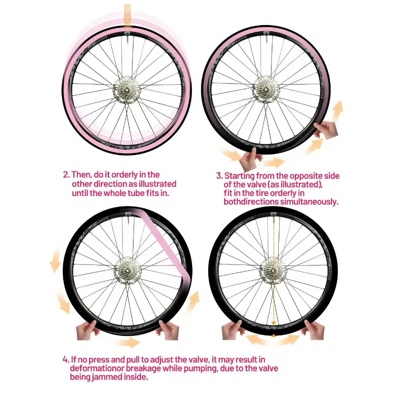 Ridenow ultraléger TPU gravier chambre à air de vélo 29 pouces 700x32C 35 37 40 47C Valve de pneu