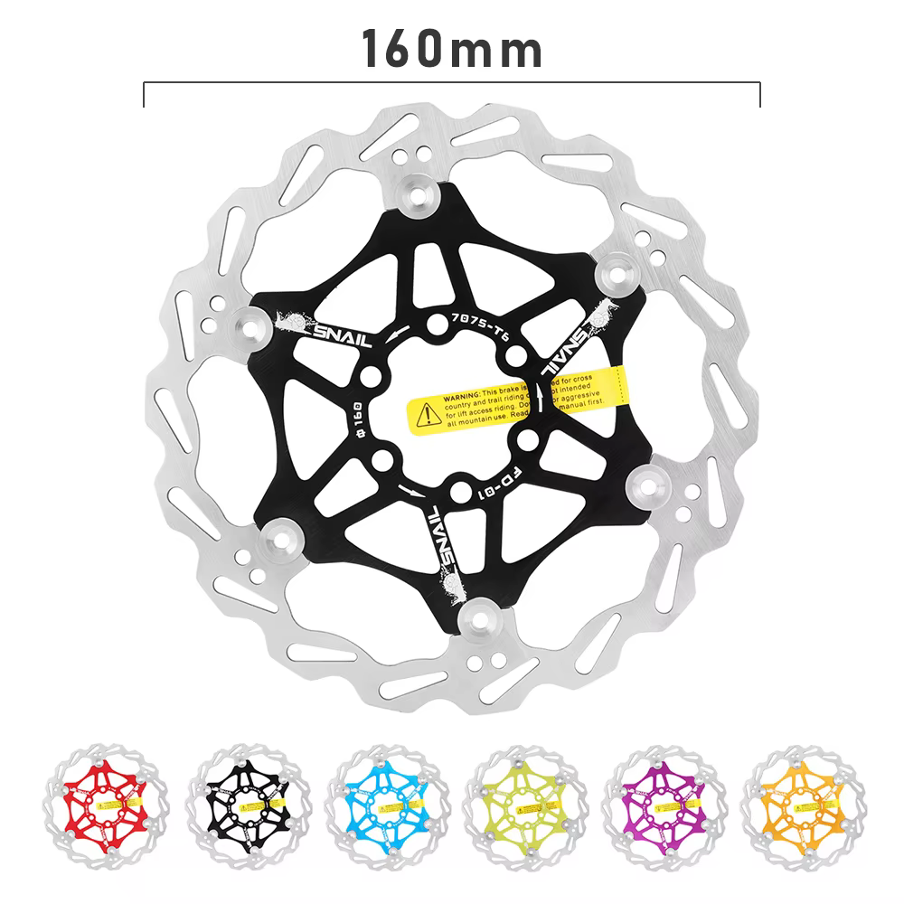 Disques de frein flottants SNAIL MTB pour vélo