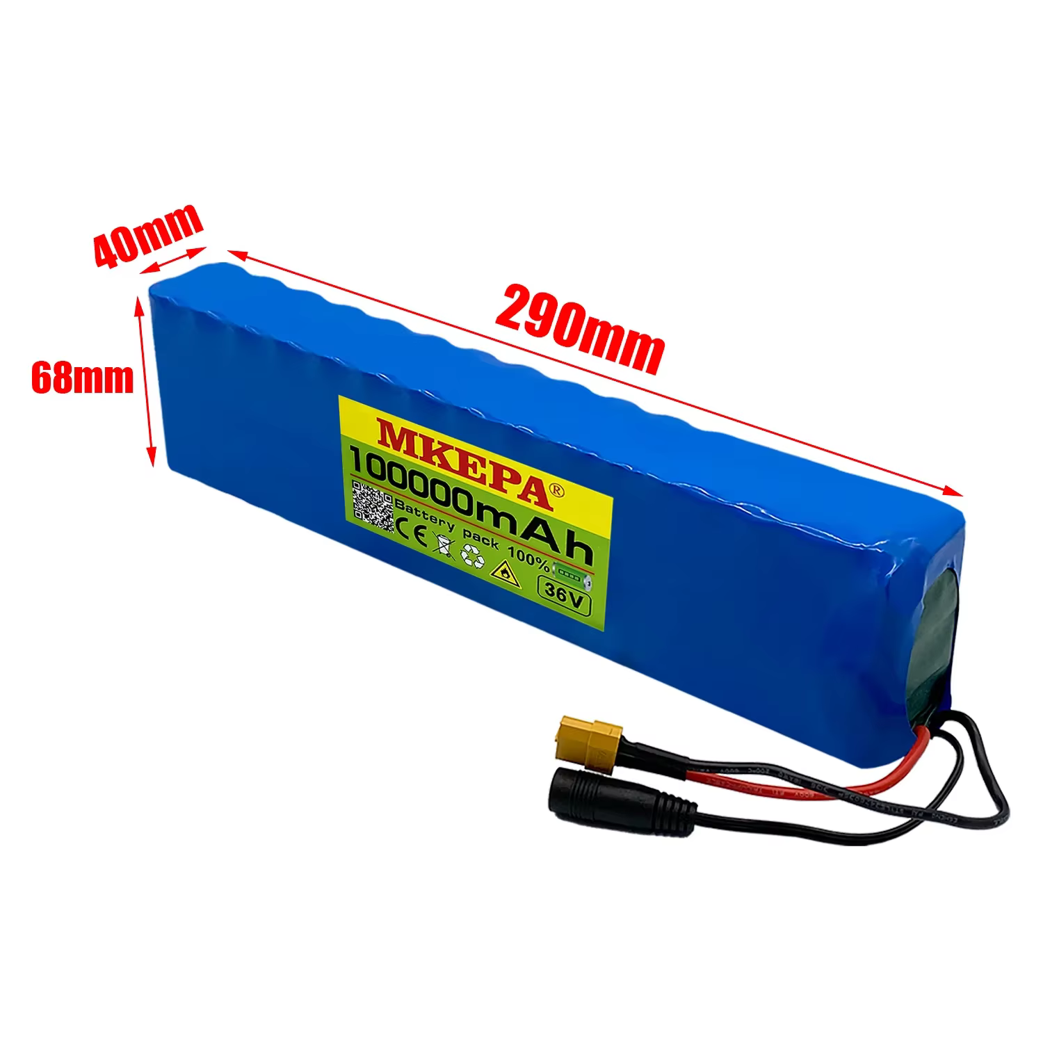 Batterie de scooter électrique 36V 100000mAh