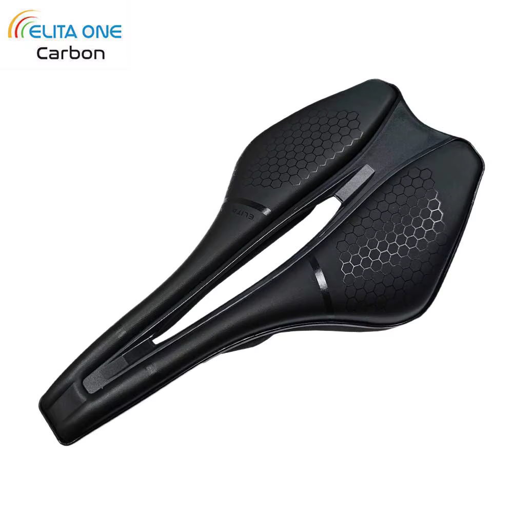 Eliteone carbone Rails selle 143mm ultraléger 130g respirant confortable coussin de siège vélo course