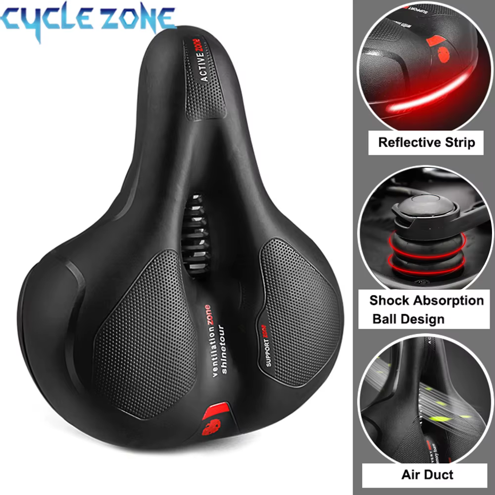 Selle de vélo creuse respirante pour hommes et femmes