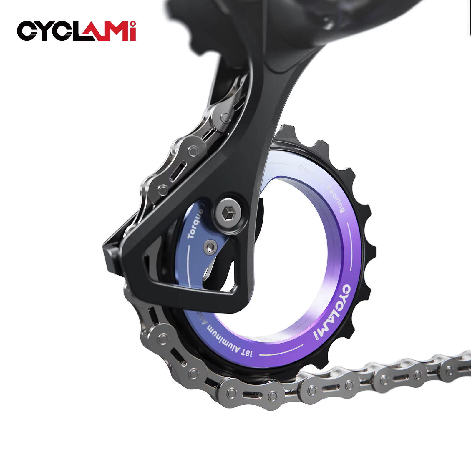 CYCLAMI 18T vélo Jockey roue arrière dérailleur poulie en céramique Guide