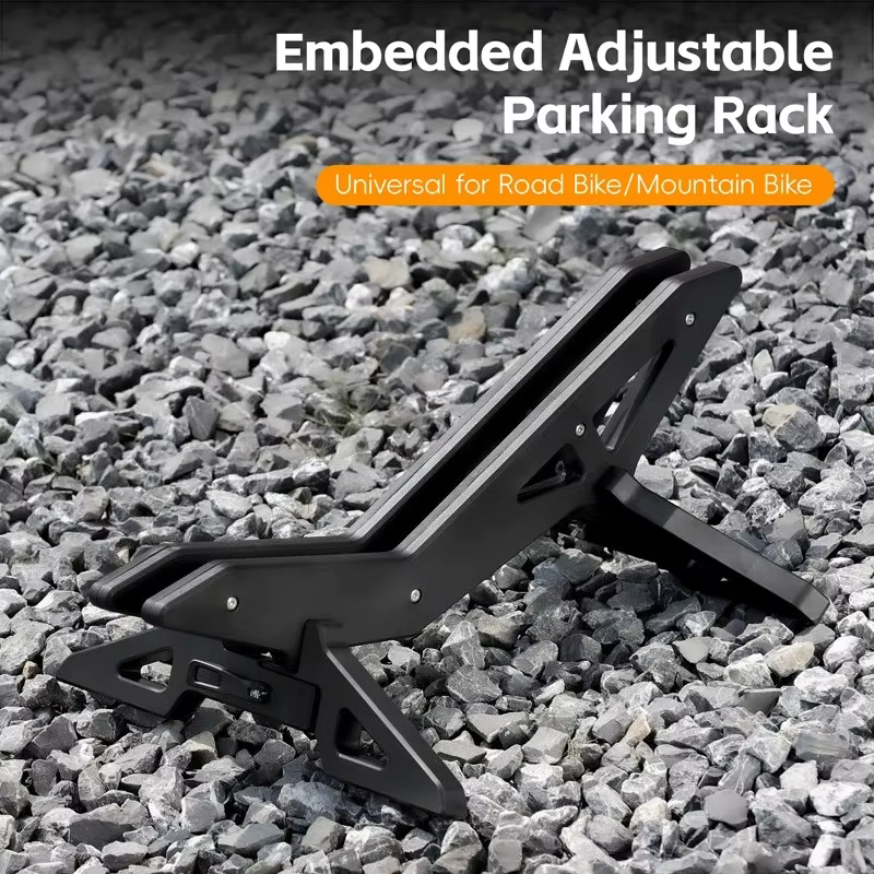 Supports de stationnement de vélo réglables antidérapants en ABS pour intérieur