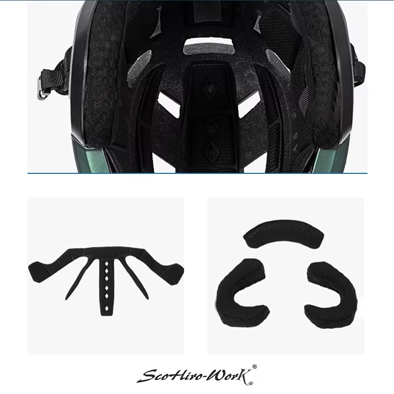 Casque de vélo de montagne ultraléger demi-visage 3/4