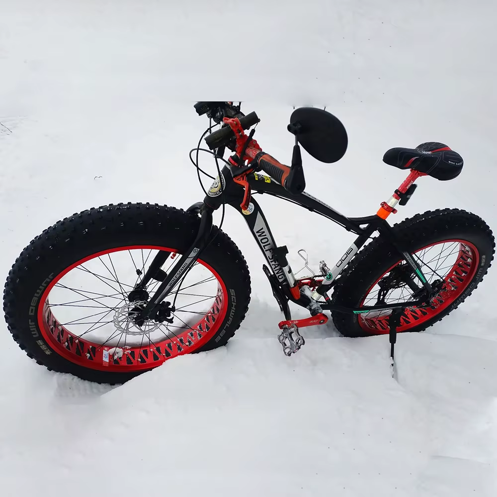 Roue de frein à disque pour vélo de neige