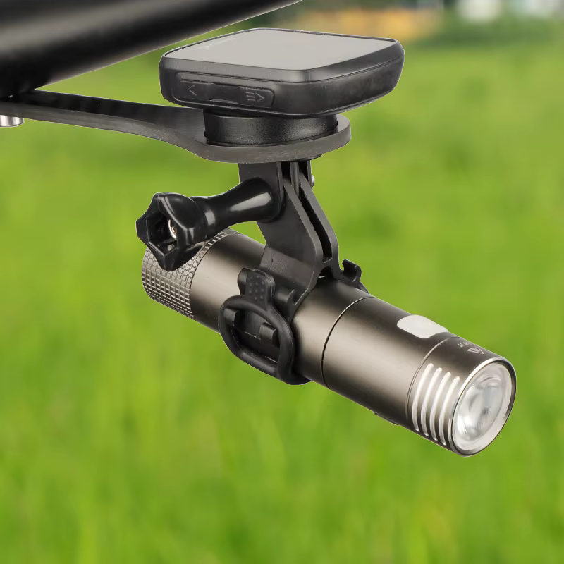 Deemount support d'ordinateur de vélo en aluminium pour Garmin convient à la caméra d'action Gopro Sport