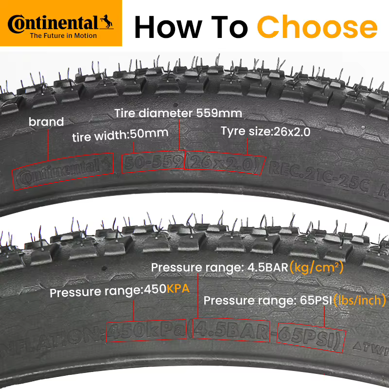 Pneu de VTT Continental CrossKing 27.5/29 x 2.3 pliable