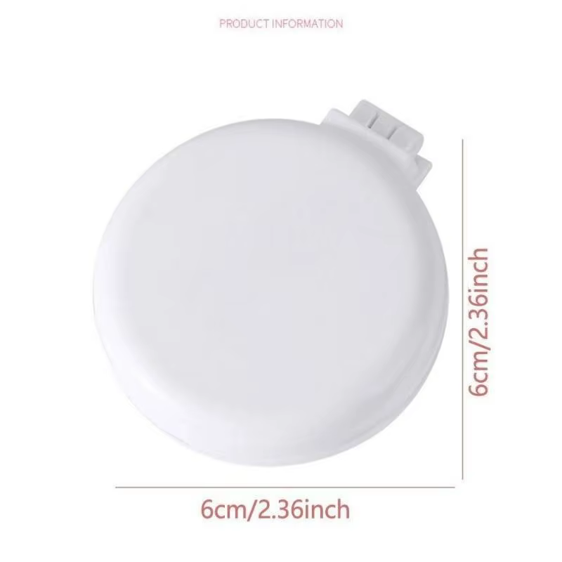 Mini brosse à cheveux ronde pliable pour femmes et filles, brosses de voyage pour cheveux, peigne de poche, brosse à cheveux avec miroir.
