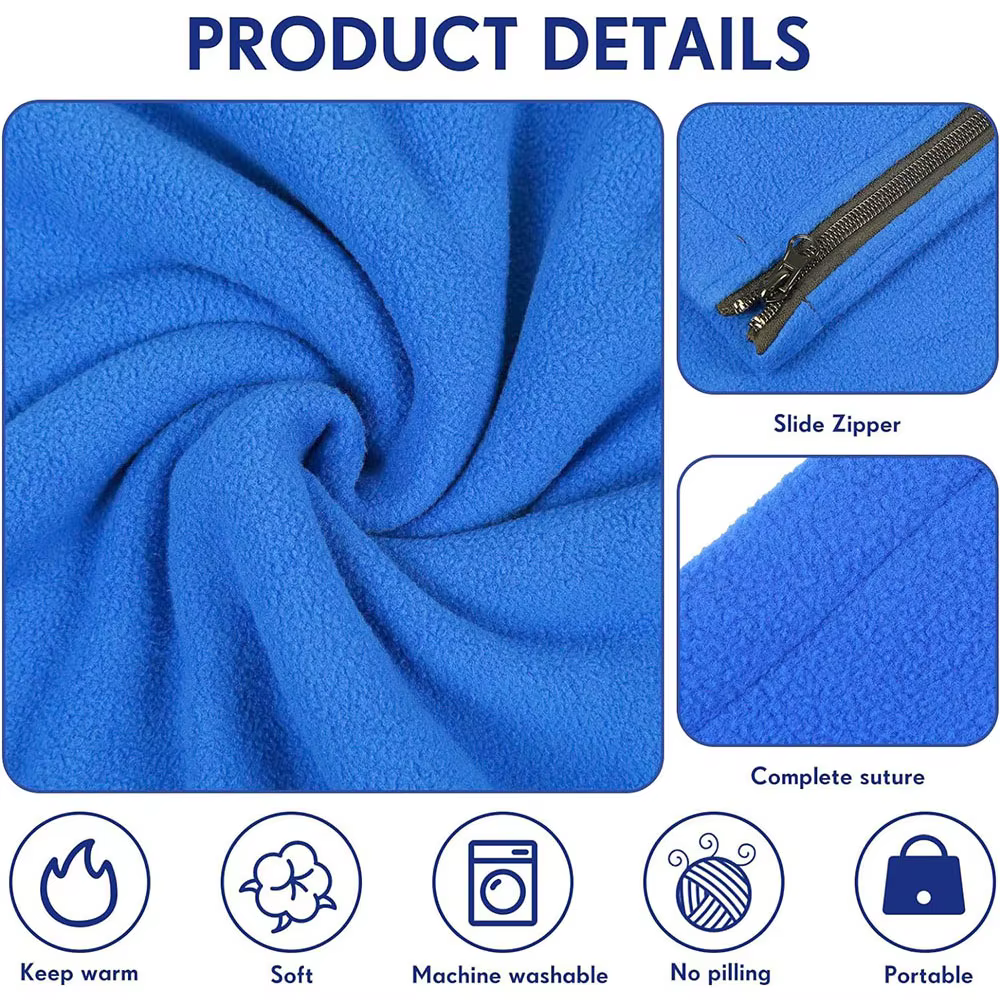 Sac de couchage en polaire pour l'extérieur, 180x80cm, sac de couchage simple en duvet, doublure intérieure, sac de couchage chaud, fournitures de camping et de voyage en plein air