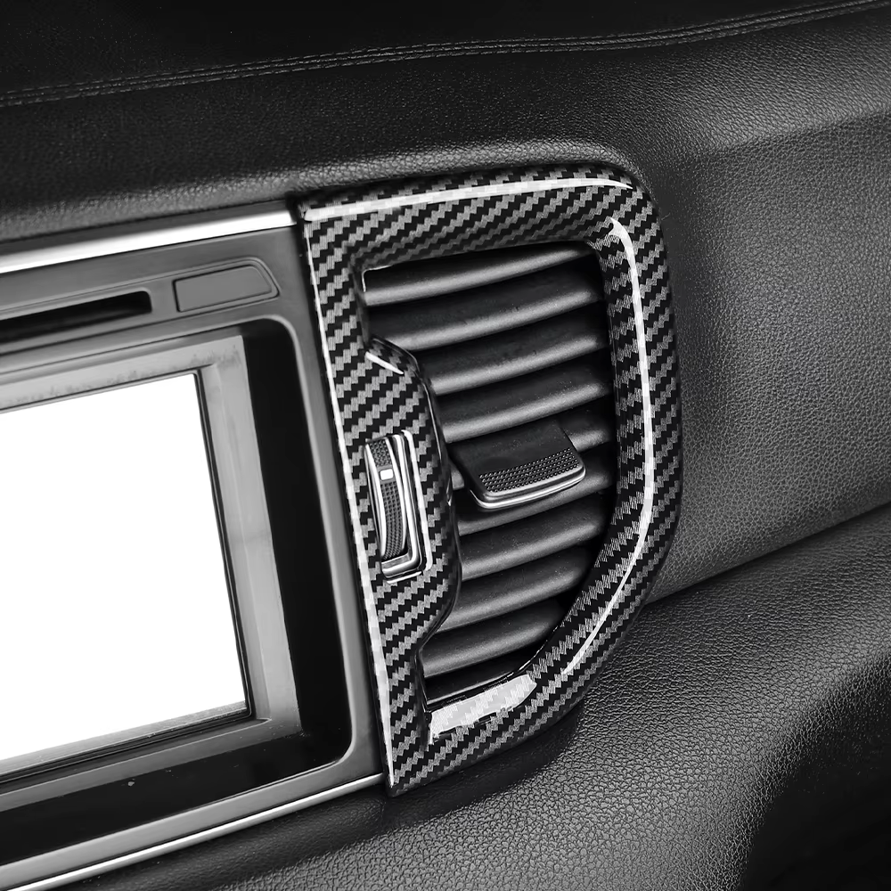 2 pièces d'accessoires intérieurs de voiture pour Kia Sportage 2015-2021, conduite à gauche, garniture de cache de ventilation centrale du tableau de bord en ABS